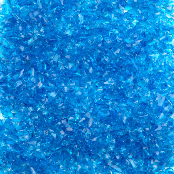 Coarse Blue Topaz Transparent