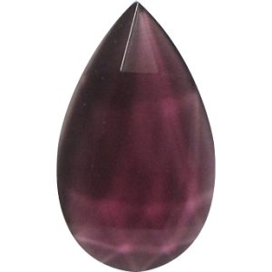 Pear-shaped Faceted Amethyst
