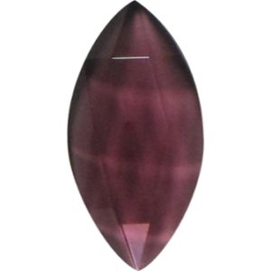 Navette-shaped Faceted Amethyst